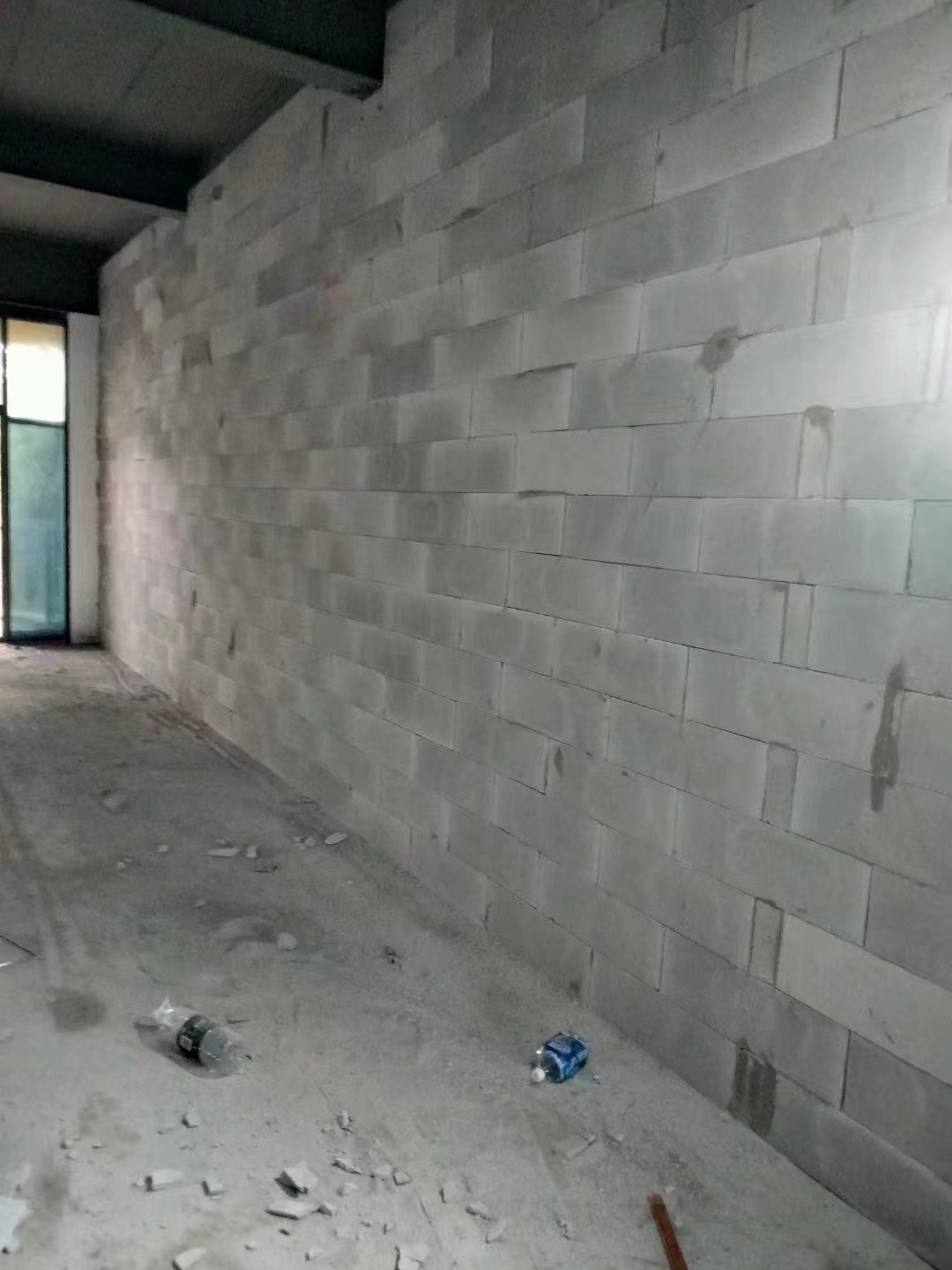 轻质砖隔墙施工场景二