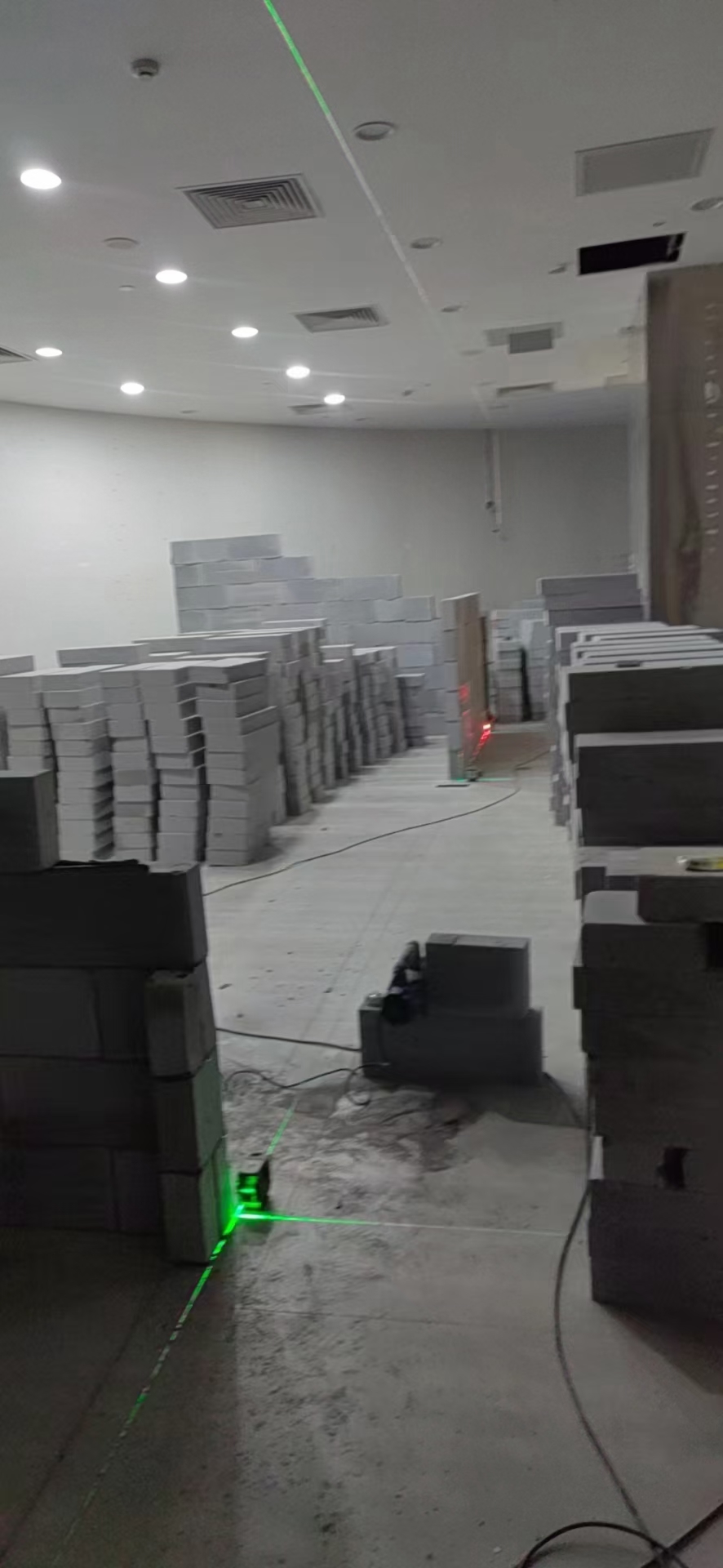 轻质砖隔墙施工场景六