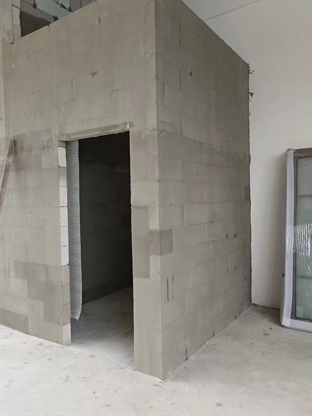 轻质砖隔墙施工场景五